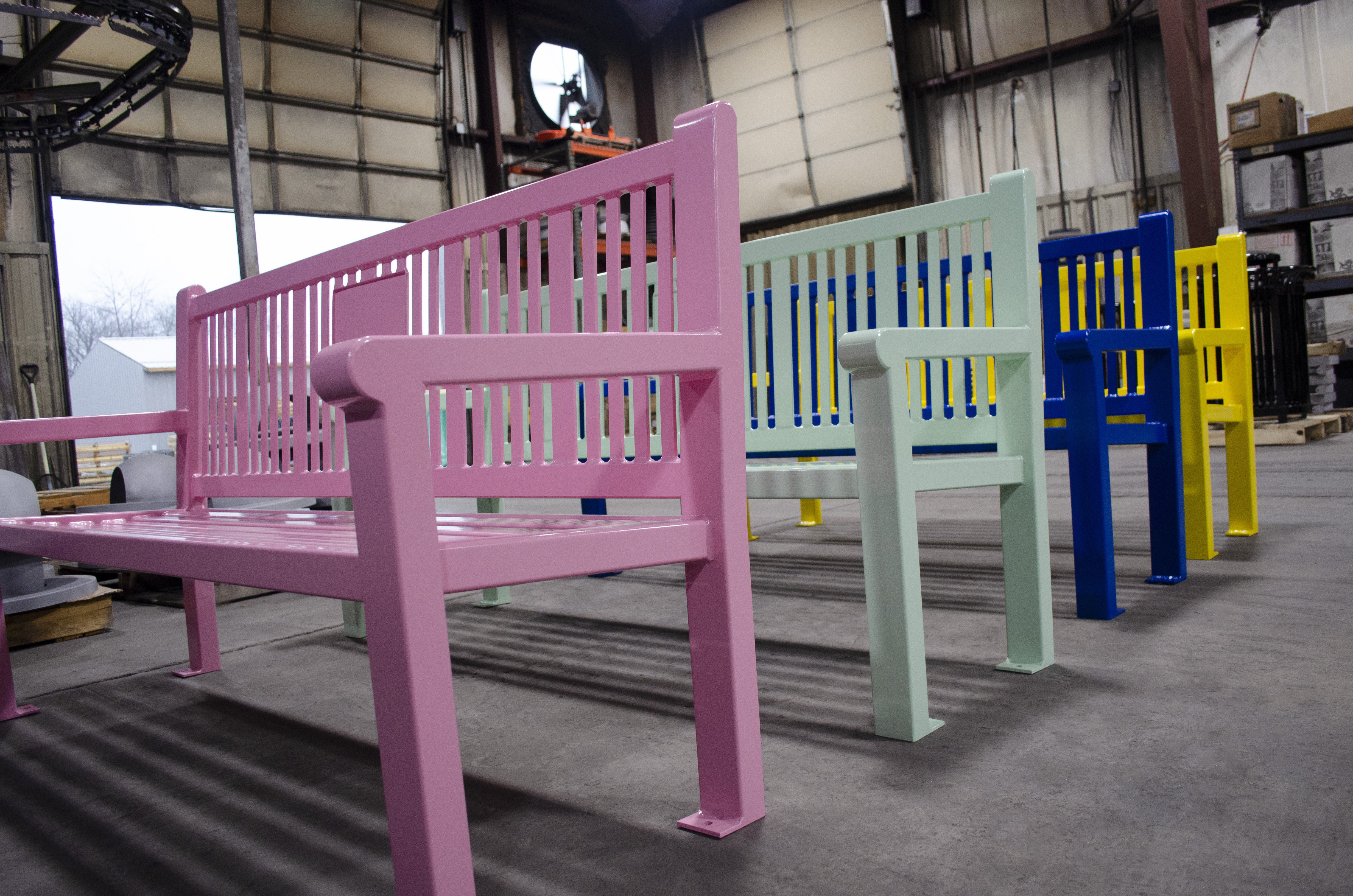 Reading Bench With Back Pastelcolors