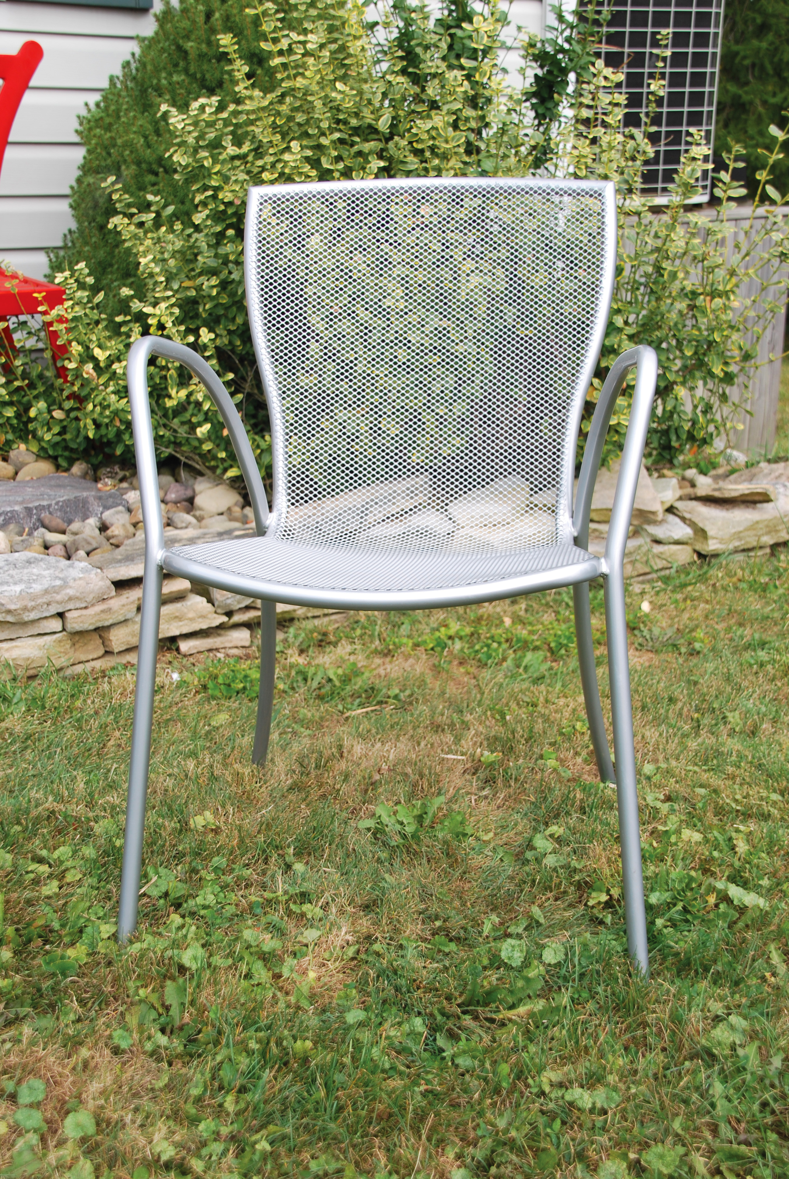 Francisco Chair With Arms Sparklesilver Onsite