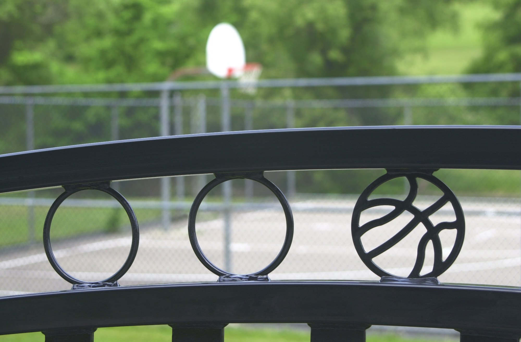 Atlanta Bikerack Glossblack Lasercut