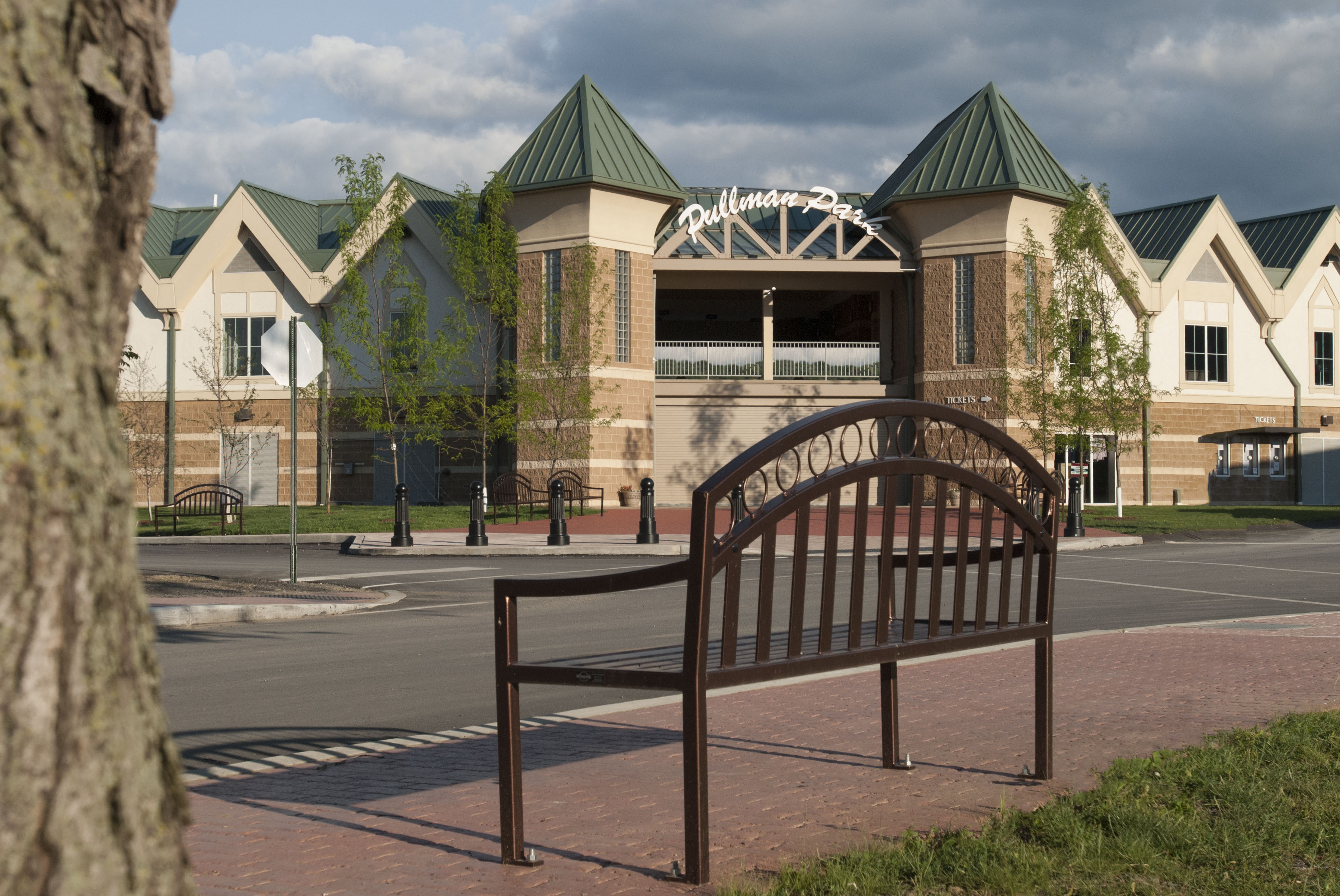 Atlanta Bench With Back 6Ft Bronze Recreation Ballpark PA