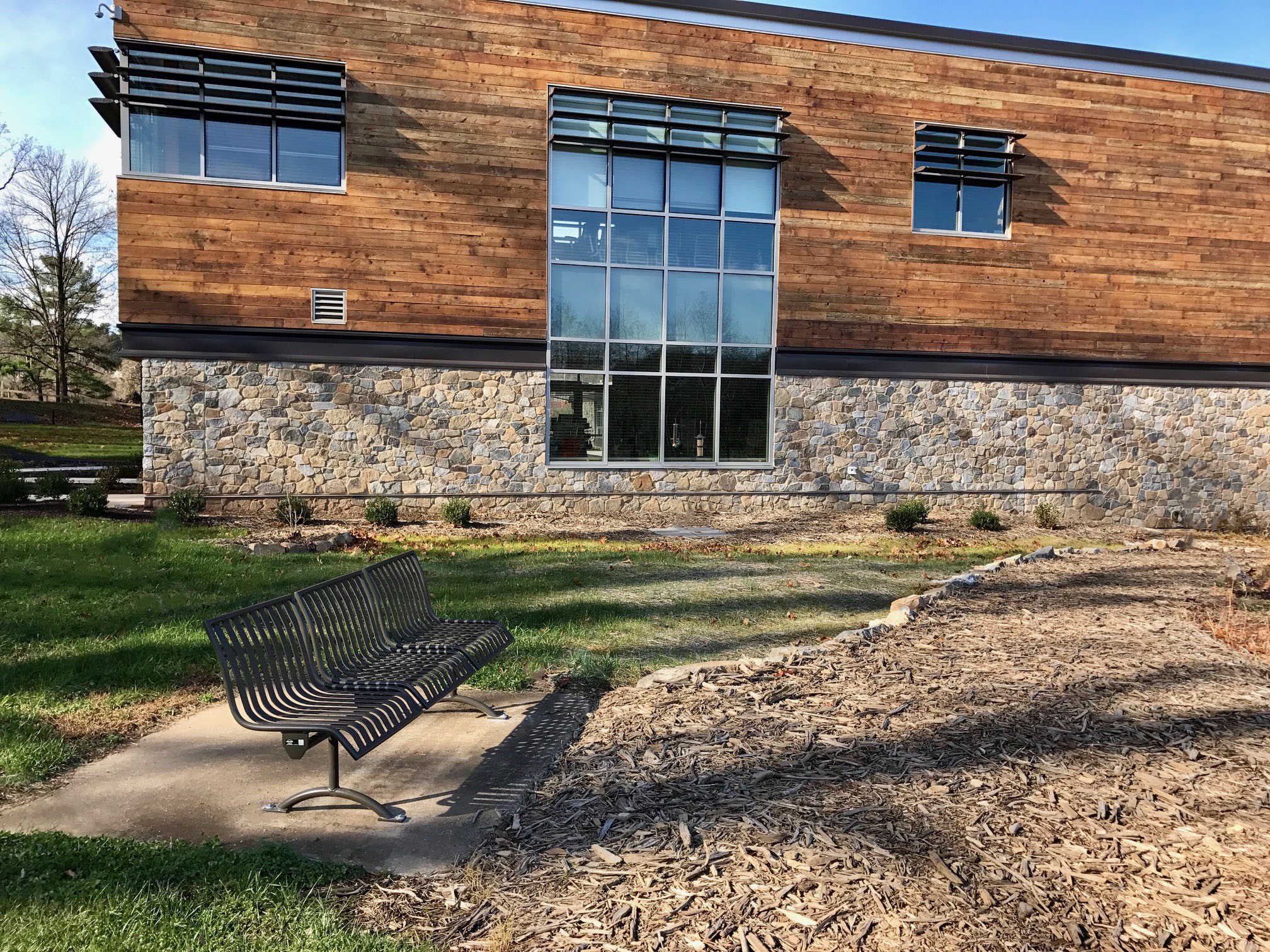 Pullenium Bench Back 3Seat Bronze Recreation Naturecenter
