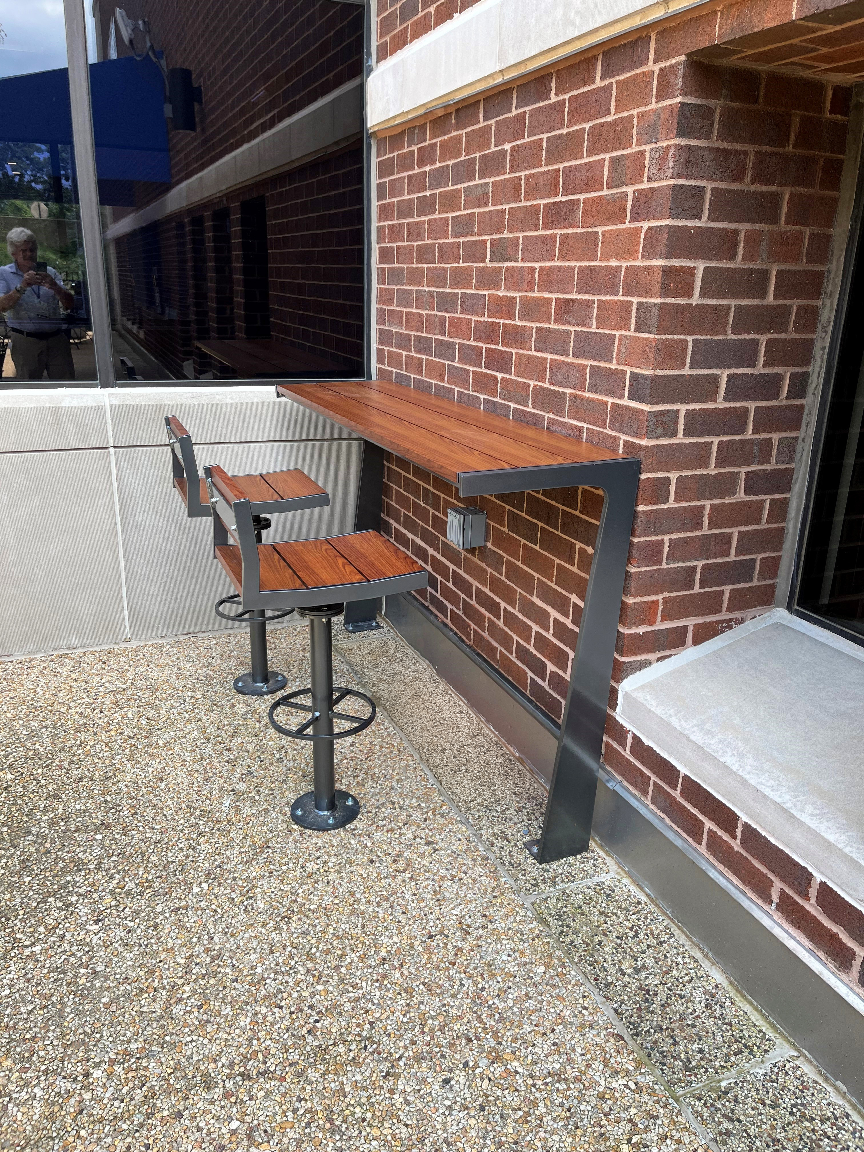 Creekview Counter Creekview Stool Chromite Woodgrainaluminum Education University Baltimoremd