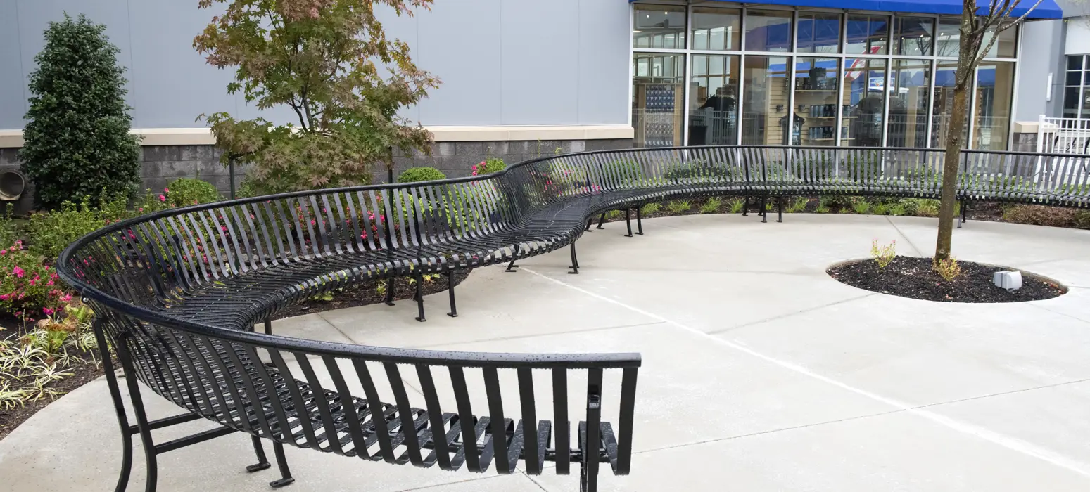 Custom Pullman Curved Bench Guitar Shape Entertainment Retail Gracelandtn