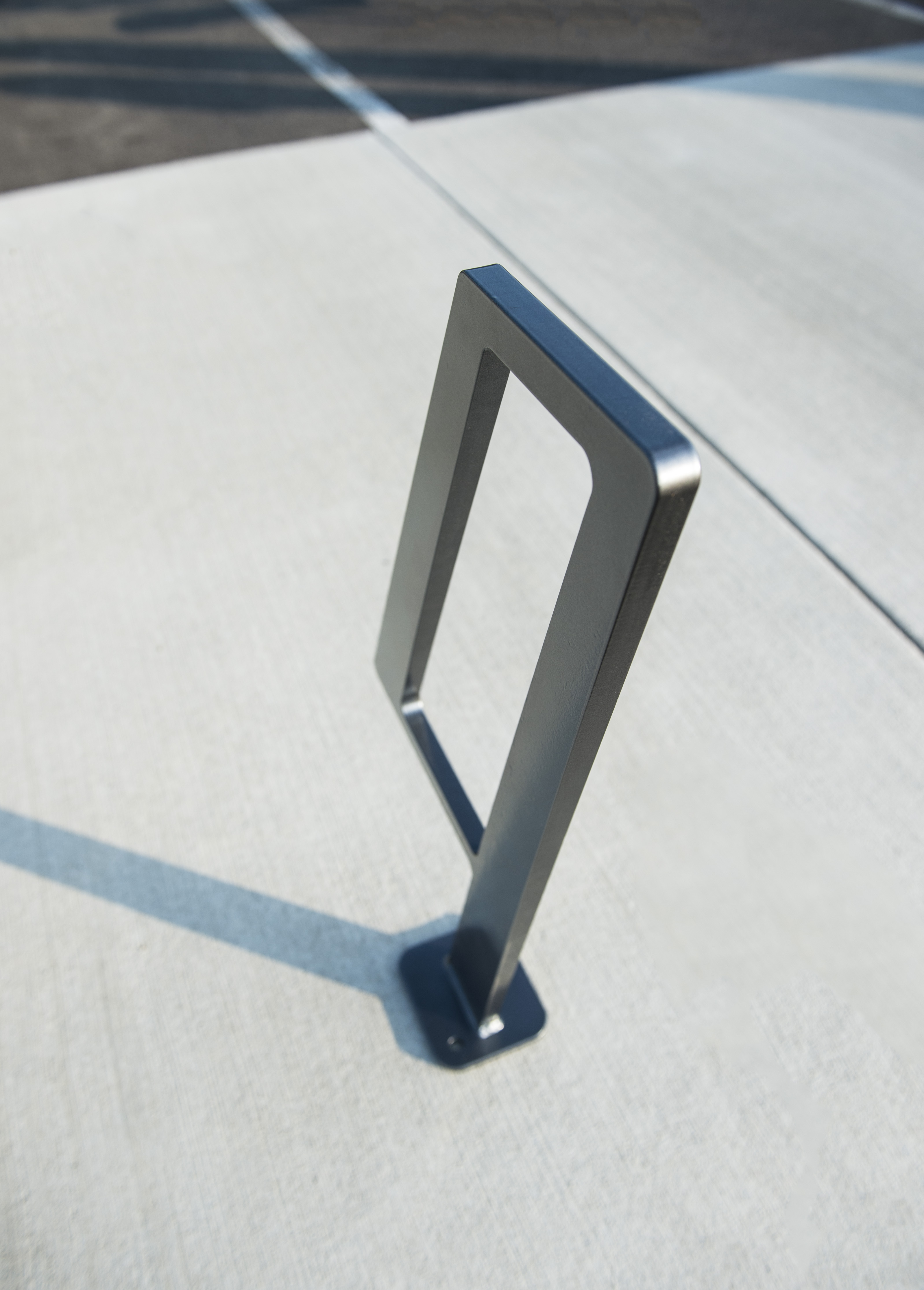 Carson Bike Rack Chromite Closeup