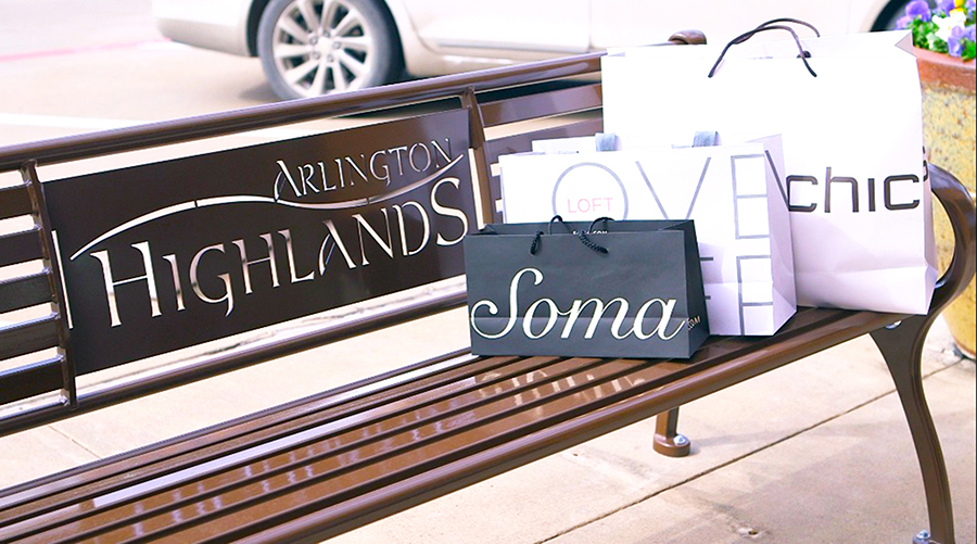 Schenley 8Ft Bench With Back Chocolate Lasercut Logo Retail