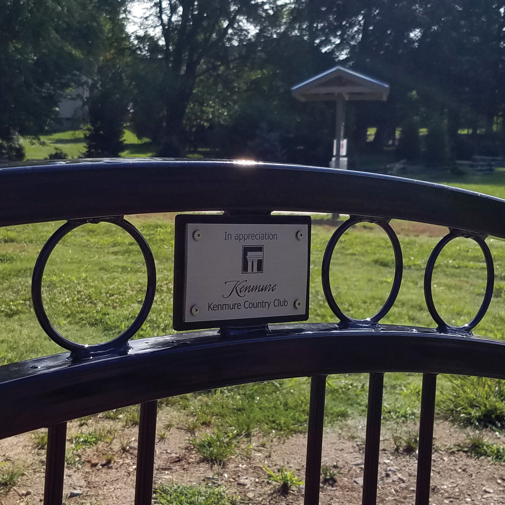Atlanta Bikerack Glossblack Plaque