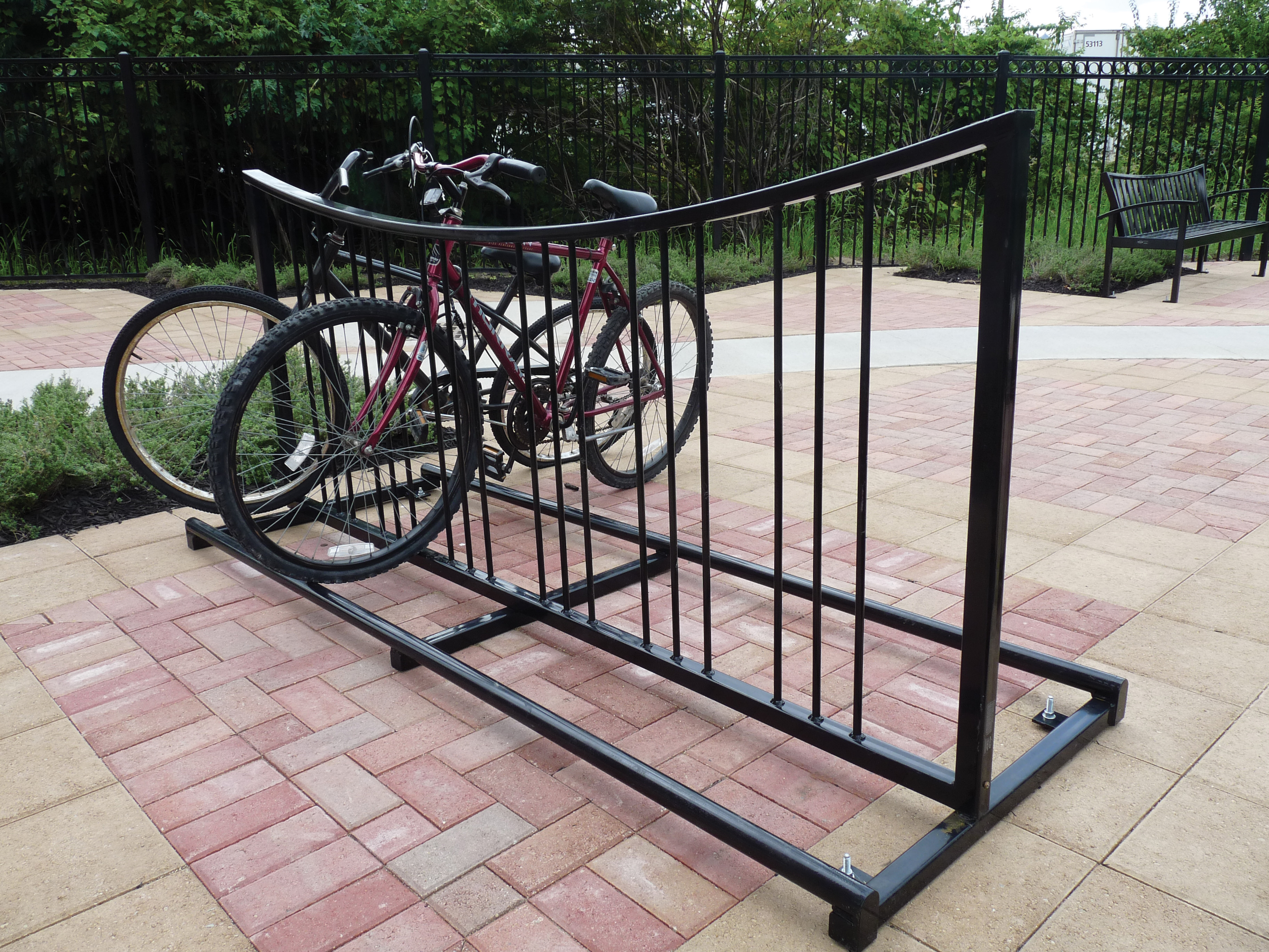 Exeter Bike Rack Glossblack Corporate