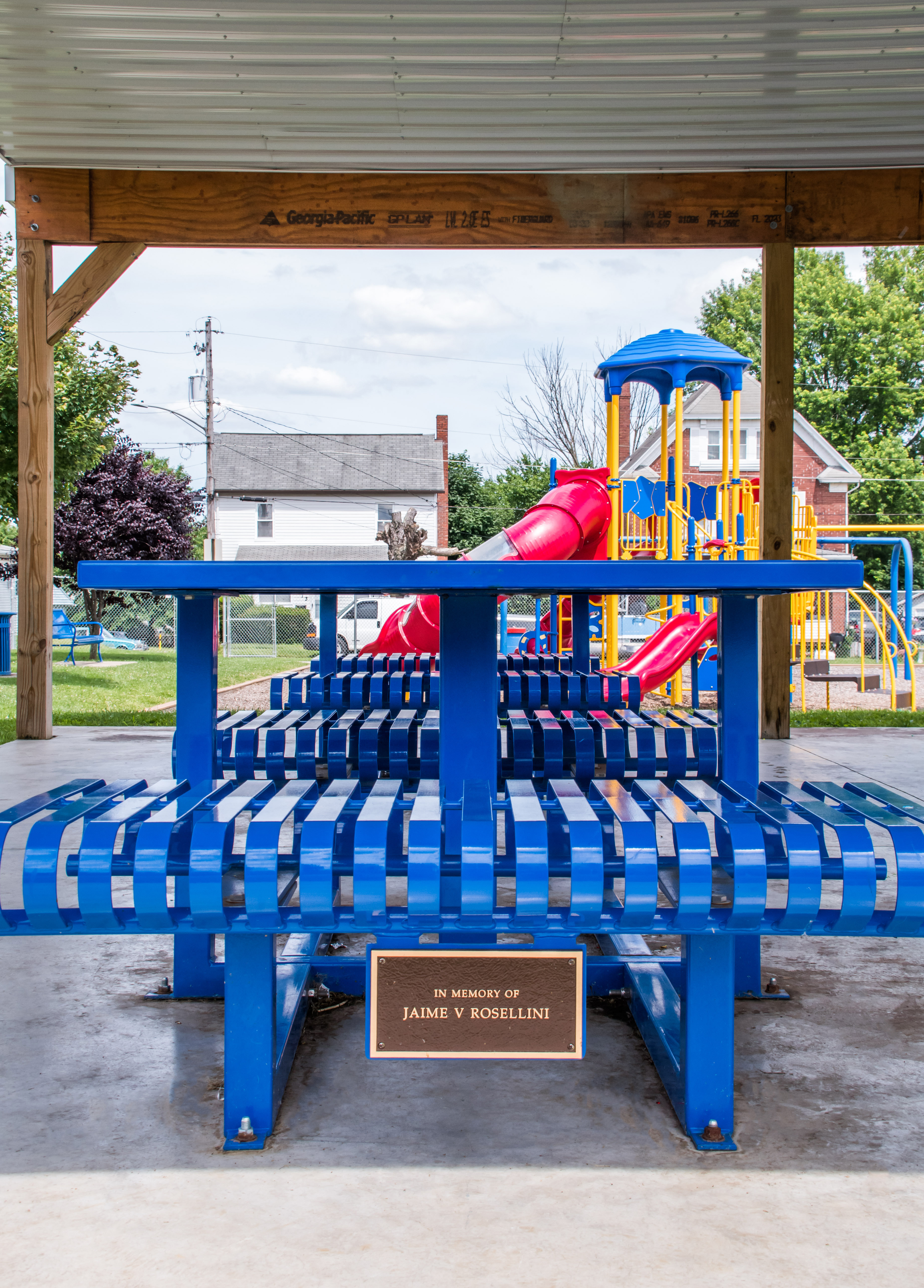 HP6 1RT Plaque Nantucketblue Butler Institute Hill Playground Butlerpa