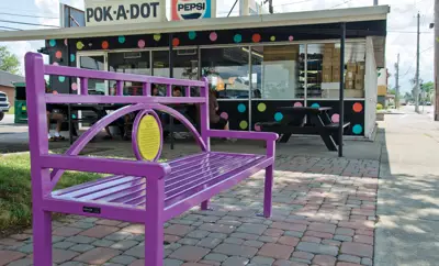 Pok A Dot Conservatory Bench Copy