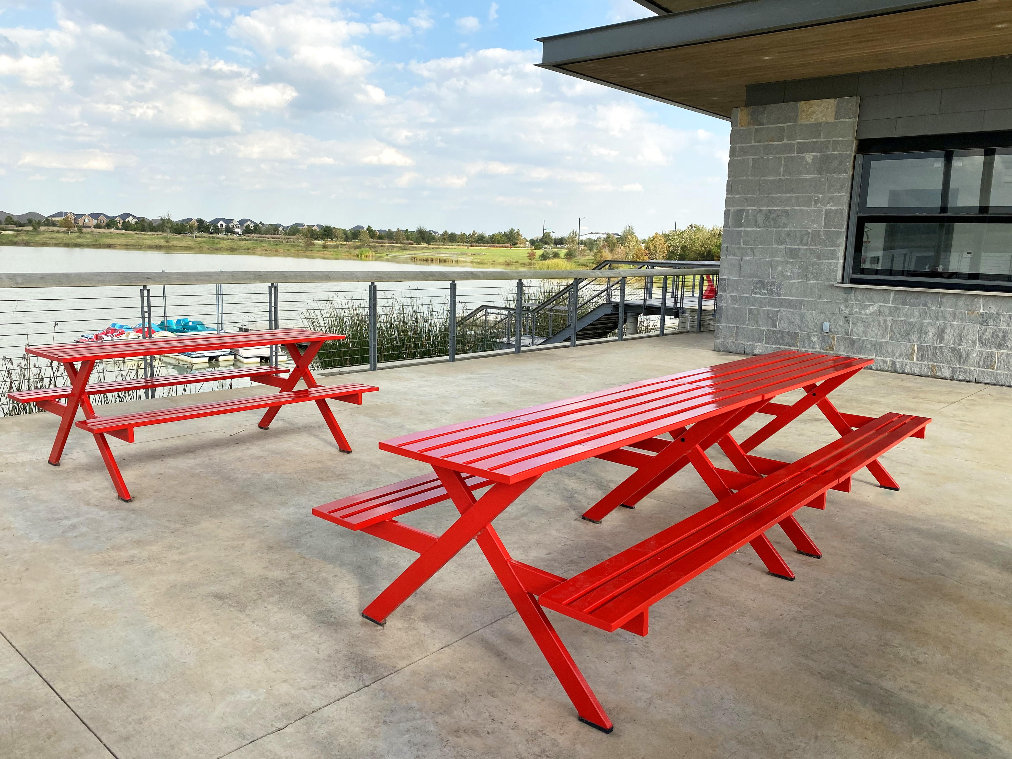 Breakwater Picnic Table 6Ft Americanared Muncipal Recreation Park TX
